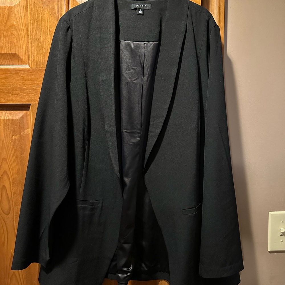Torrid Elegant Black Blazer